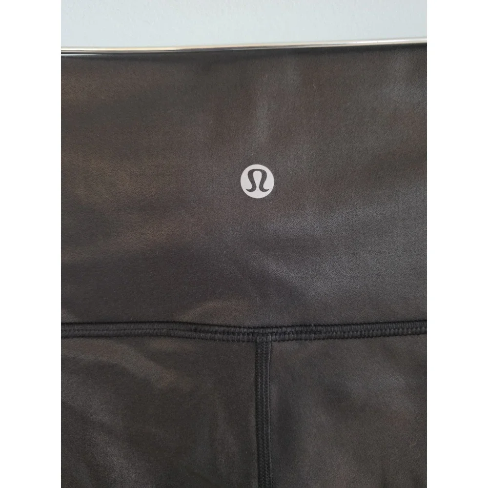 Lululemon Align High Rise Radiate Foil Print French Press Athleisure Size 14